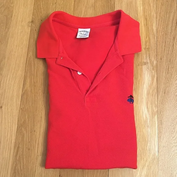 Brooks Brothers Red Polo Slim Fit Performance Polo Men’s Size Large - Picture 9 of 11